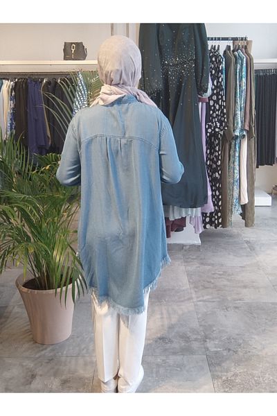 My Magazin Women's Cotton Tassel Tunic