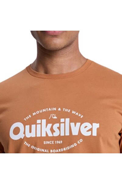 Quiksilver Ανδρικό κόκκινο μπλουζάκι Home Shape All Day ΑΝΔΡΙΚΟ T-SHIRT EQYZT08052