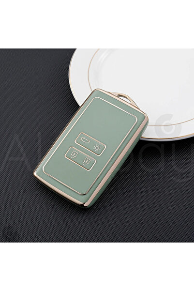 Alazpay Husă pentru chei Renault Clio 5 Megane E-tech Austral Koleos Kadjar C...