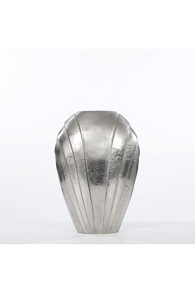 Vitale 31cm Mard Metal Oval Vase