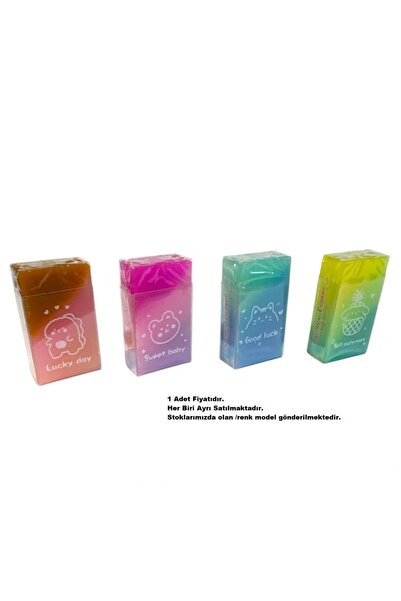 Mikro E2205 RAINBOW ECO PVC KILIFLI DİKDÖRTGEN SİLGİ - TEKLİ