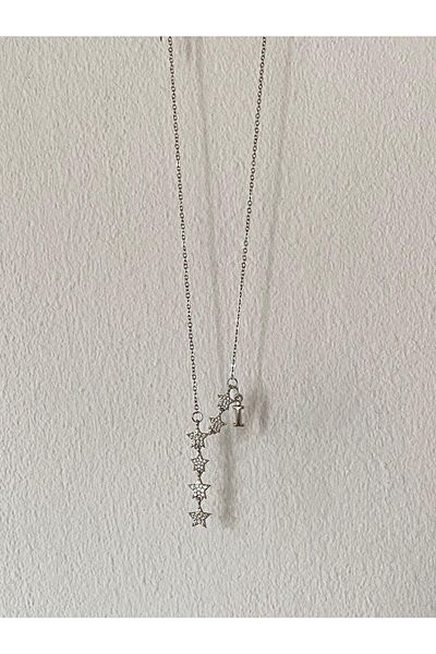 bijoux uniques Shooting Star Letter I Steel Necklace