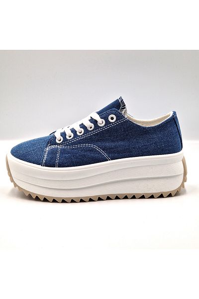 Seastar Women's Flatform Denim Sneakers