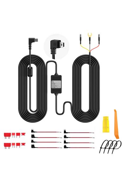 MaGeCa Continuous power supply kit for dash cam to fuse panel to Mini USB 5V/3A,