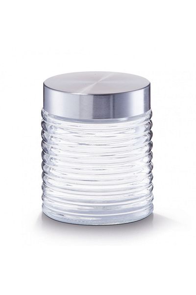 zeller Storage Container, Glass, 650 Ml, 10.5 X 12.5 Cm