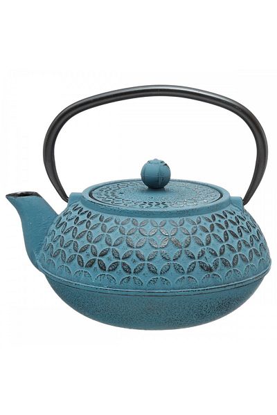 Secret de Gourmet Ceainic Blue Flower, fontă, 15 x 18 cm, 1 litru