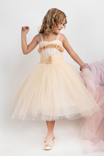 MİNİMONY Miniminy 5-9 Years Girl's Holiday Graduation Ball Βραδινό Νυφικό Φόρεμα 5011