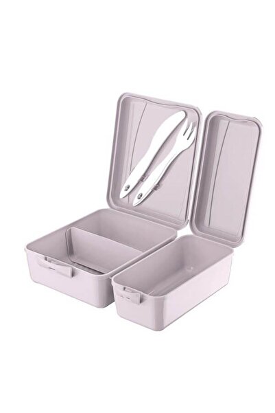 ELİZ BERRA MODA 3 Compartment Fork Nutrition Container Diet Container