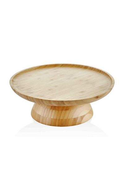 The Mia Natura Bamboo Footed Service 28X10 cm
