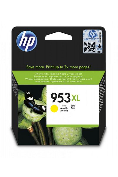HP Cartus Cerneala Original HP 953XL Y / F6U18AE, Yellow, 1600 pagini