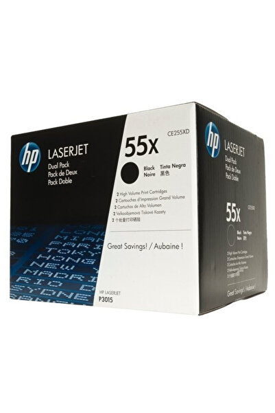 HP HP 55x / CE255XD Original Toner Cartridges Pack, Black, 2x 12500 pages