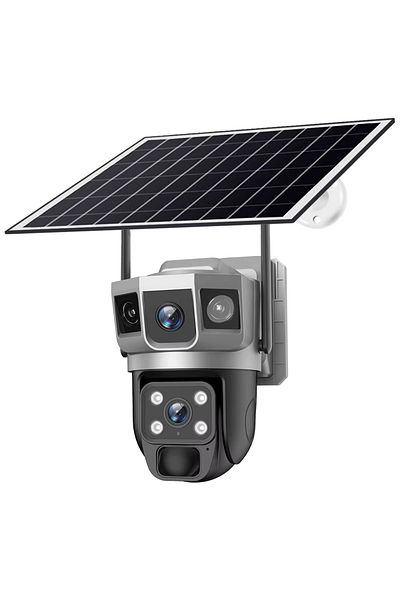 MaGeCa MaGeCa solar panel surveillance camera, WIFI, 4MP Full HD, 3 monitored areas