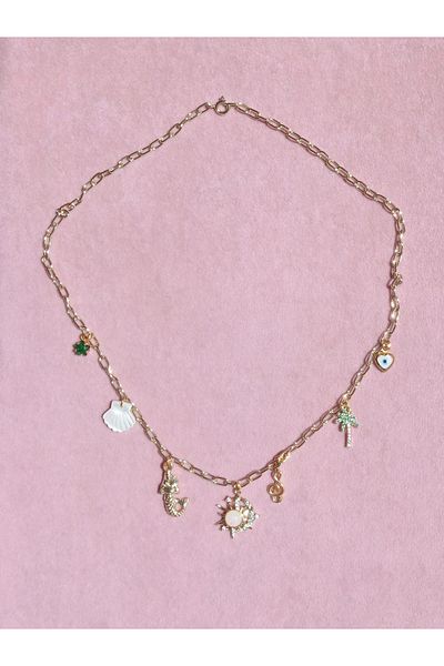 Reorah Collection Mermaid’S Paradise Charm Necklace Xuping Chain