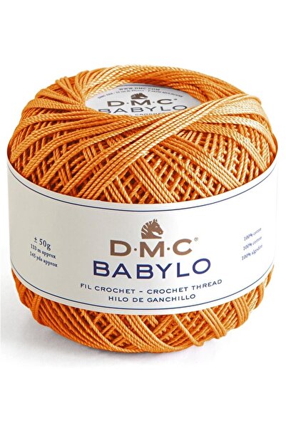 Dmc Babylo Lace Yarn Number 10 Color: 741 50g