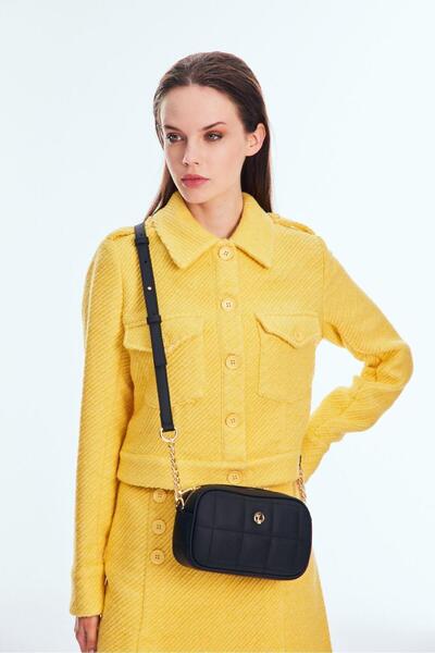 U.S. Polo Assn. Crna ženska torba preko ramena