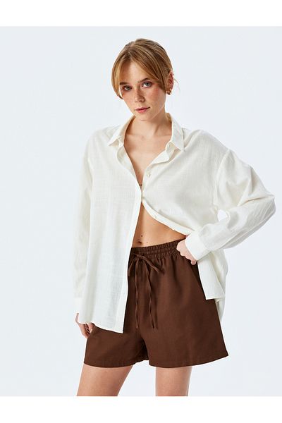 Koton Drawstring Mini Shorts