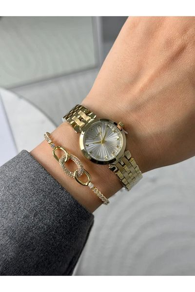 Homies Guaranteed Premium Women's Wristwatch Gold (White Dial) Rshms-223