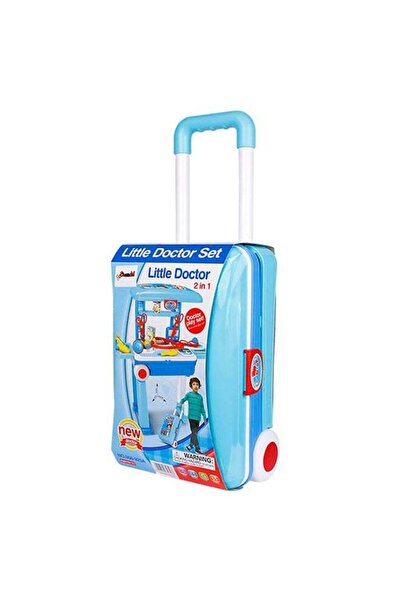 LIXADA 2-in-1 Little Doctor Trolley Play Set