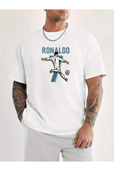 AEMİ Μπλουζάκι Unisex με στάμπα Oversize Crew Neck