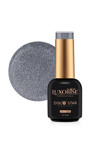 LUXORISE Oja semipermanentă Disco Star - Silver Party 10ml
