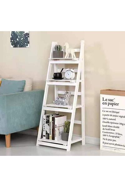 rexa 4 Tier Wooden Ladder Shaped Foldable