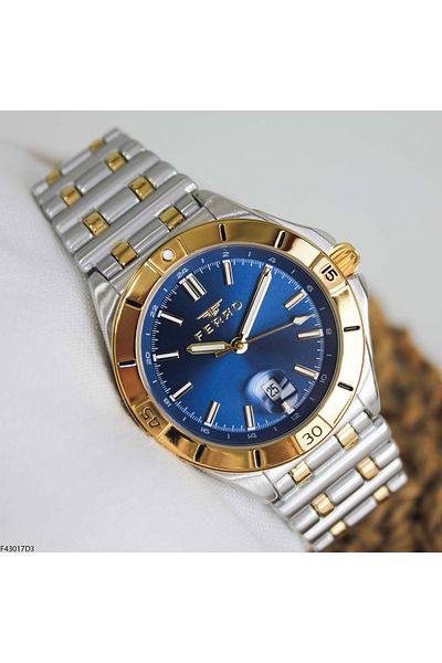 FERRO F43017D3 Men's Wrist Watch with Steel Cord