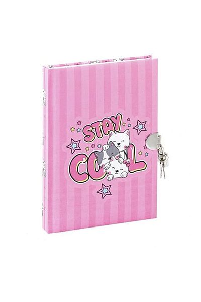 Mikro Gn-621 Locked Scrapbook with Lines (Daily)