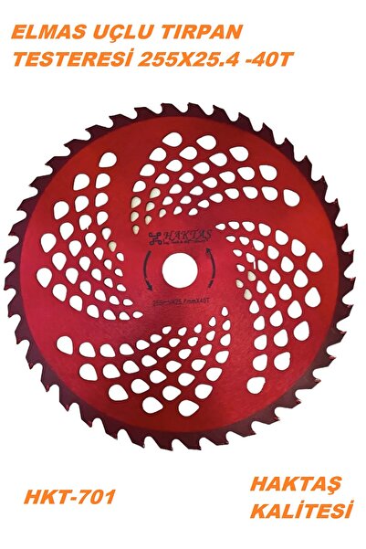 haktaş HAKTAŞ PROFESYONEL ELMAS UÇLU TIRPAN DAİRE TESTERESİ 255 MM X 25.4 MM -40T