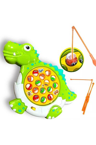 rexa Magic Fishing Dinosaur Board Game with Rods for Kids Gift