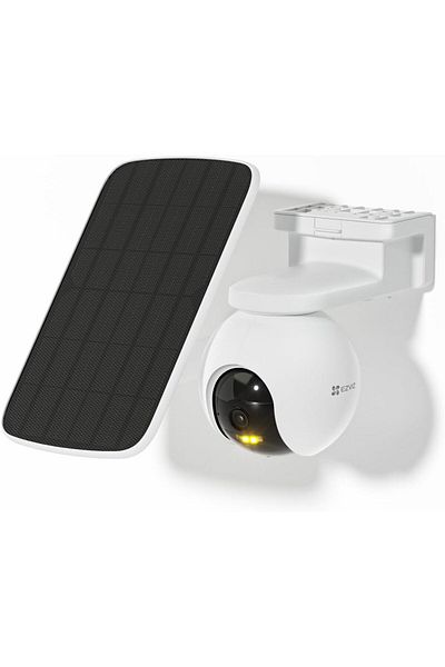 EZVIZ CB8 Kit with Solar Panel 2K Security Camera Outdoor Wireless, Auto Tracking, Color Night Vision