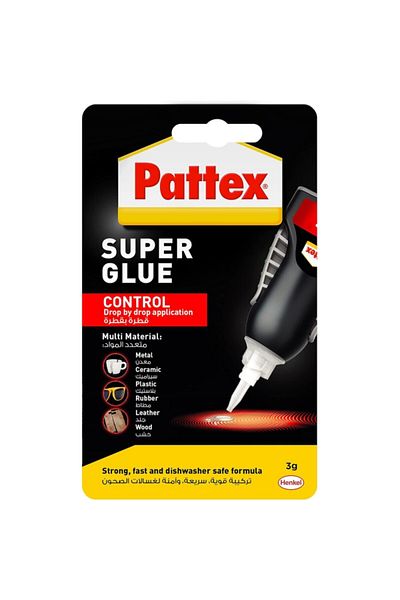 Pattex غراء سائل سريع الجفاف متعدد المواد 3 جرام