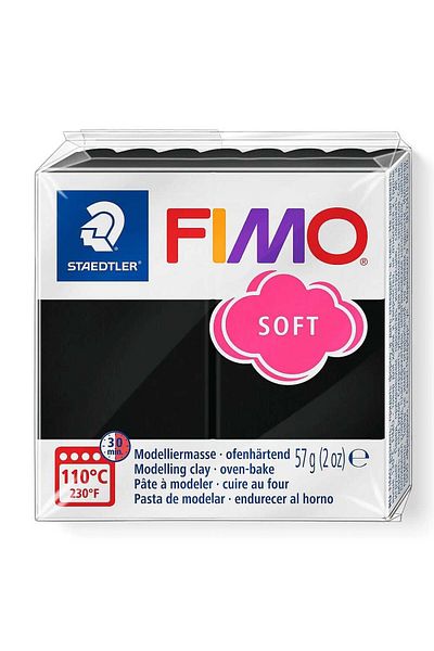 Bafimo FIMO Soft Modeling Clay 57g Black
