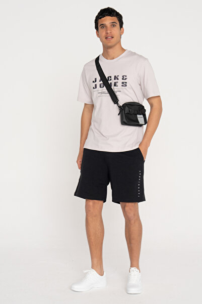 Jack & Jones Men's Logo Printed T-Shirt - Charge