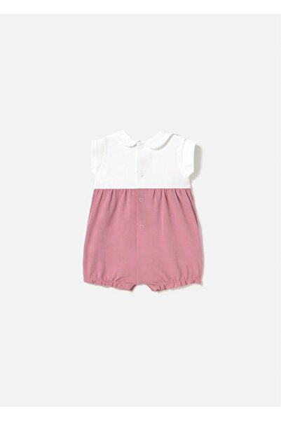 MAYORAL Baby Girl 2-Piece Short Jumpsuit Set White 1752