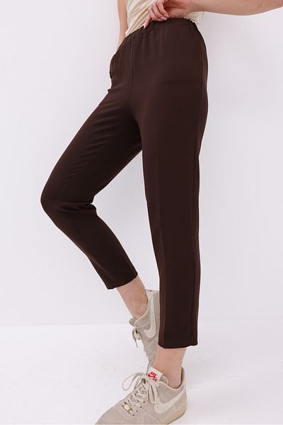 zanstil Zansti̇l Narrow Leg Bell Fabric Women's Trousers