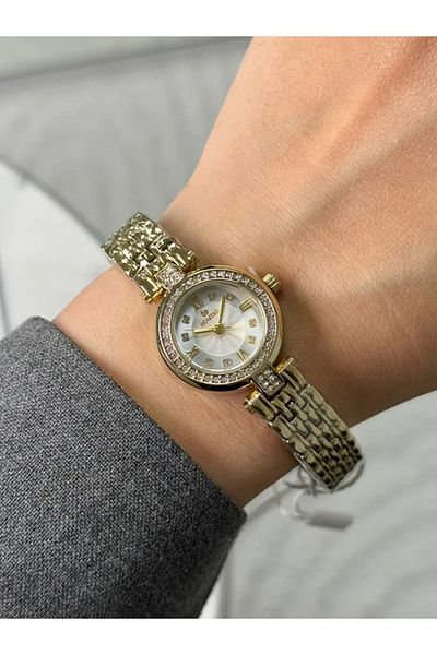 Homies Guaranteed Premium Women's Wristwatch Gold (White Dial) Rshms-228