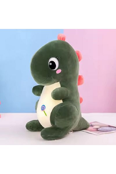 rexa Super Soft Dinosaur Plush Toy – Multiple Colors, Stuffed Pink Dino Toy for Kids, Gifts