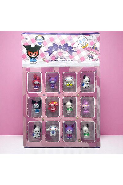 SCOWETTO 12 Figure Chrome Toy