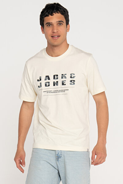Jack & Jones Erkek Logo Baskili Tisört - Charge