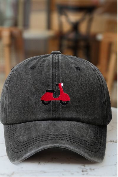 CAP BROS Scooter Embroidered Trouble Cap Hat