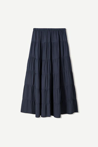 Bershka Rustic midi skirt