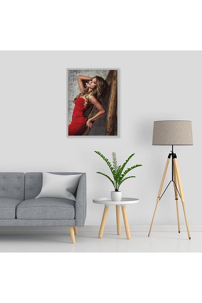 media Portrait24 canvas painting, 70 x 105 cm