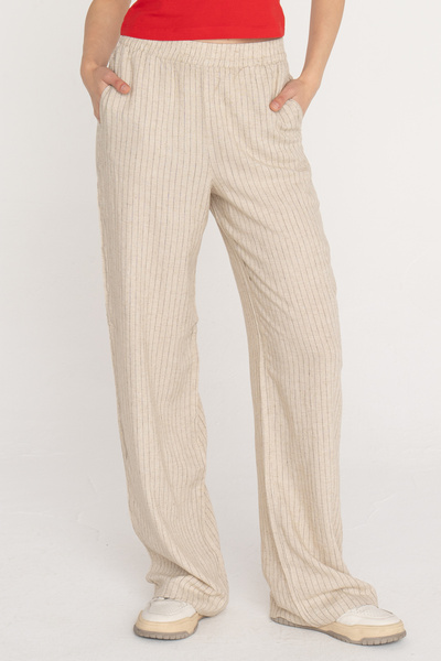 Jack & Jones Women's Linen Trousers - Poppy