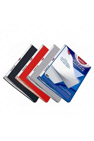 DERYA Noki Presentation File with Pocket 60 Sheets Black Code:64160-N