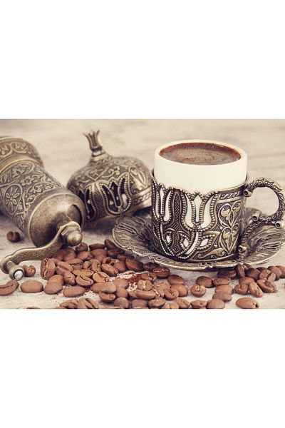 media Canvas painting Coffee with style, 75 x 50 cm