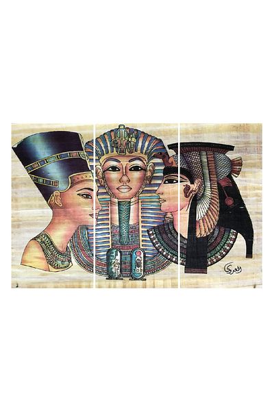 media Multicanvas painting 3 pieces Egypt 2, 120 x 80 cm