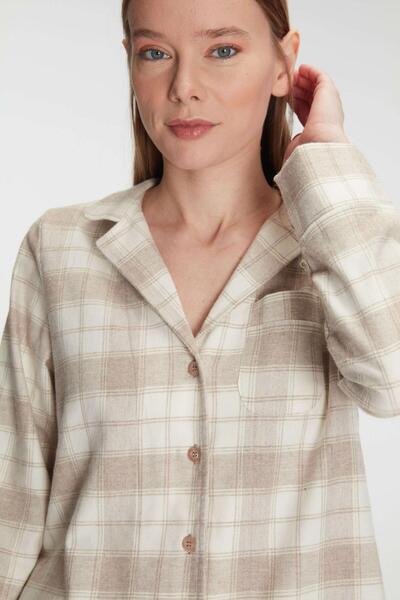 civetta Cottonlong Sleeve Shirt Pants Pajama Set