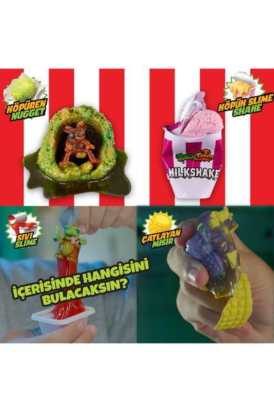 Terror Fried Terrorfried 3 Mini Menus and 2 Mystery Figures 8091