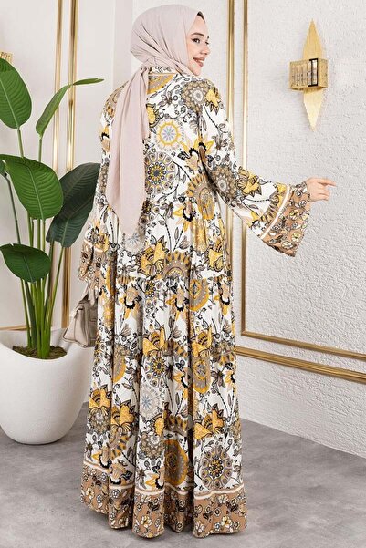 ORCHID Φαρδύ μανίκι Τζιλάτικο φόρεμα VISON