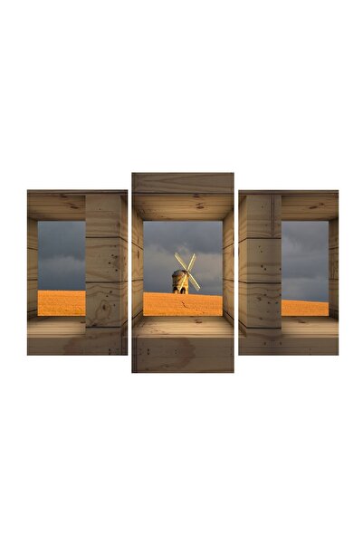 media Tablou multicanvas 3 piese Natura 14, 120 x 85 cm